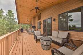 Dog-Friendly Show Low Cabin with Deck and Views!